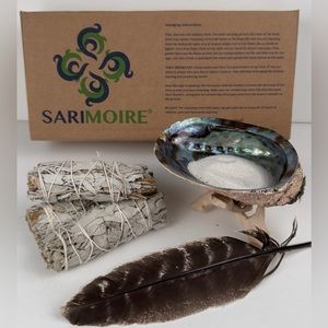 Smudging Kit with Abalone Shell and Sage